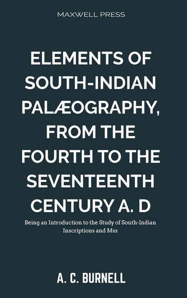 Produktbild: Elements of South-Indian Pal&aelig;ography,