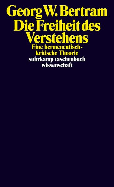 Produktbild: Die Freiheit des Verstehens
