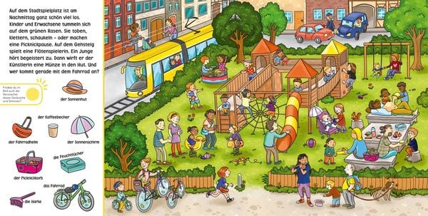 Produktbild: Hör mal (Soundbuch): Wimmelbuch: Spielplatz