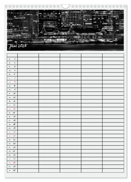 Produktbild: NEW YORK CITY Teamplaner (Wandkalender 2026 DIN A3 hoch), CALVENDO Monatskalender