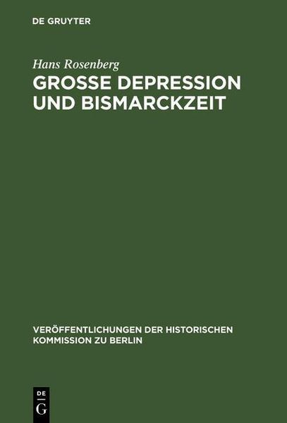 Produktbild: Grosse Depression und Bismarckzeit