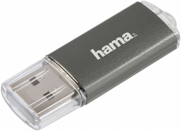 Hama Laeta USB-Stick 16GB Grau 90983 USB 2.0