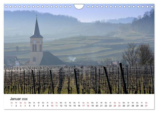 Produktbild: Impressionen vom Kaiserstuhl (Wandkalender 2026 DIN A4 quer), CALVENDO Monatskalender