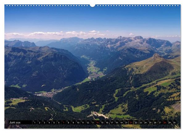 Produktbild: Sellagruppe - Traumhafte Ausblicke in den Dolomiten (Wandkalender 2026 DIN A2 quer), CALVENDO Monatskalender
