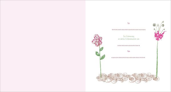 Produktbild: Meine Erstkommunion Erinnerungsalbum Blumen