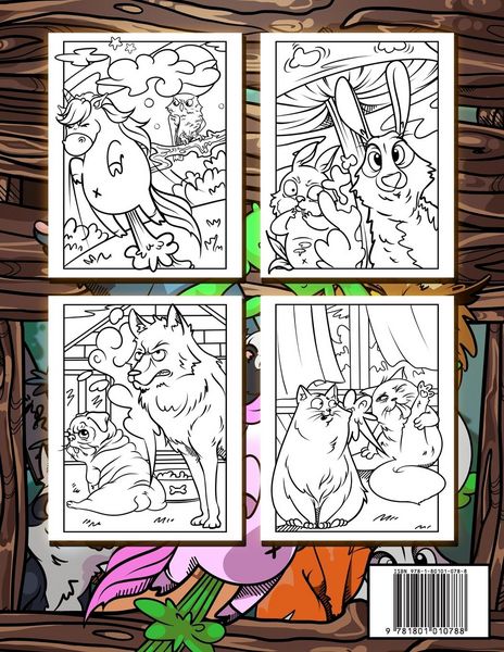 Produktbild: FARTING ANIMALS Coloring Book