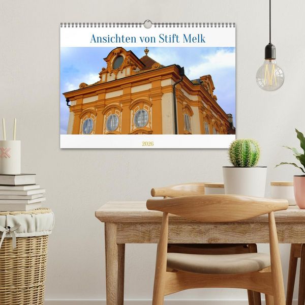 Produktbild: Ansichten vom Stift in Melk (Wandkalender 2026 DIN A3 quer), CALVENDO Monatskalender