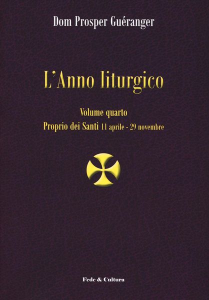 Produktbild: Proprio dei santi 11 aprile-29 novembre