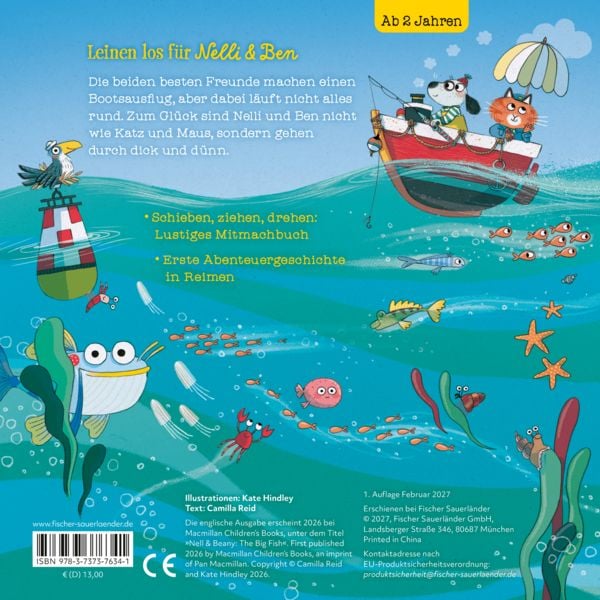 Produktbild: Nelli und Ben: Ein gro&szlig;er Fisch
