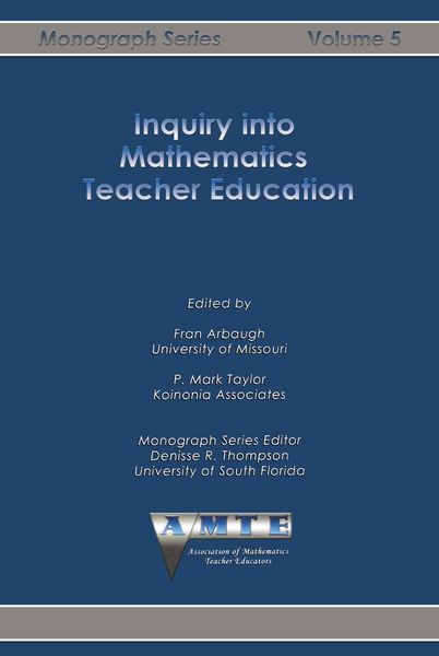 Produktbild: Inquiry into Mathematics Teacher Education