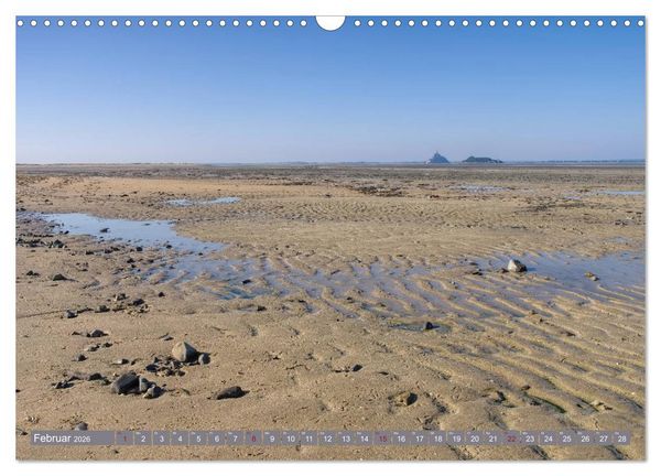 Produktbild: Le Mont-Saint-Michel - Sagenumwobener Klosterberg im Watt (Wandkalender 2026 DIN A3 quer), CALVENDO Monatskalender