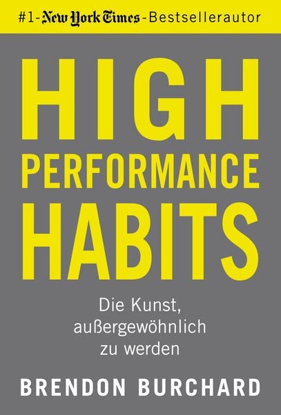 Book cover of High Performance Habits