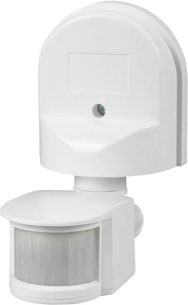Produktbild: Renkforce 1296294 Wand PIR-Bewegungsmelder 180&deg; Relais Wei&szlig; IP44