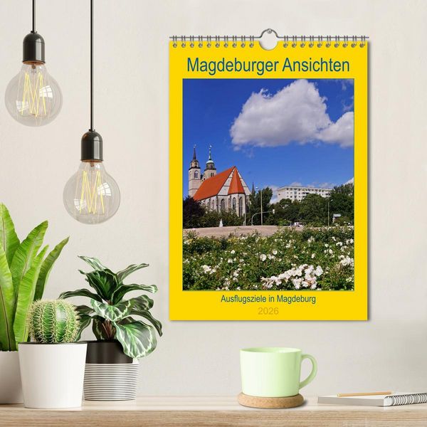 Produktbild: Magdeburger Ansichten (Wandkalender 2026 DIN A4 hoch), CALVENDO Monatskalender