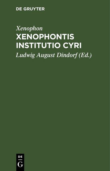 Produktbild: Xenophontis Institutio Cyri