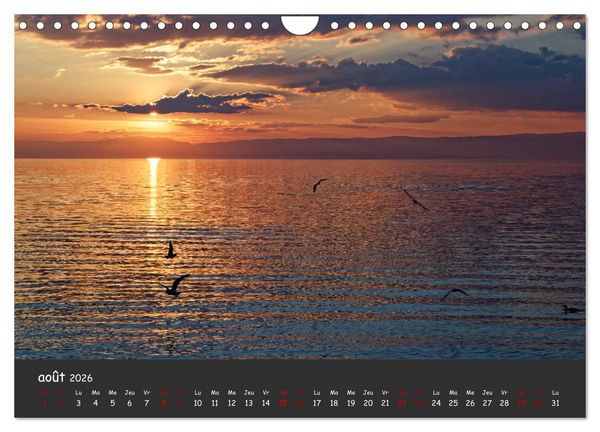 Produktbild: Au fil de l'eau... LAC LEMAN (Calendrier mural 2026 DIN A4 vertical), CALVENDO calendrier mensuel