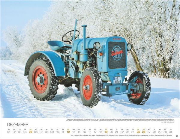 Produktbild: Starke Traktoren Posterkalender 2027