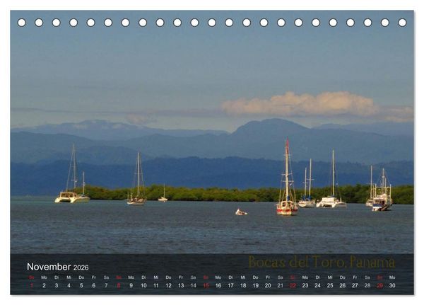 Produktbild: Von Mexiko nach Panama in 12 Monaten (Tischkalender 2026 DIN A5 quer), CALVENDO Monatskalender