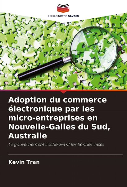 Produktbild: Adoption du commerce &eacute;lectronique par les micro-entreprises en Nouvelle-Galles du Sud, Australie