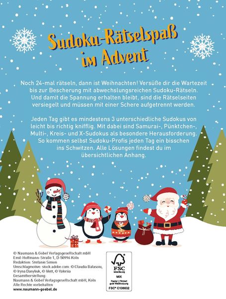 Produktbild: Sudoku Adventskalender
