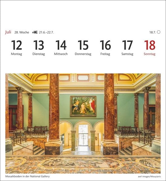 Produktbild: London Sehnsuchtskalender 2027 - Wochenkalender mit 53 Postkarten