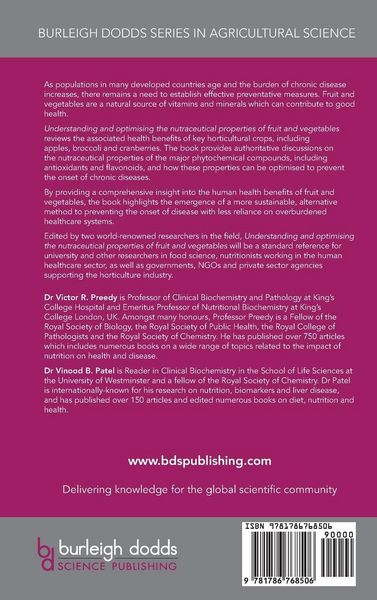 Produktbild: Understanding and optimising the nutraceutical properties of fruit and vegetables