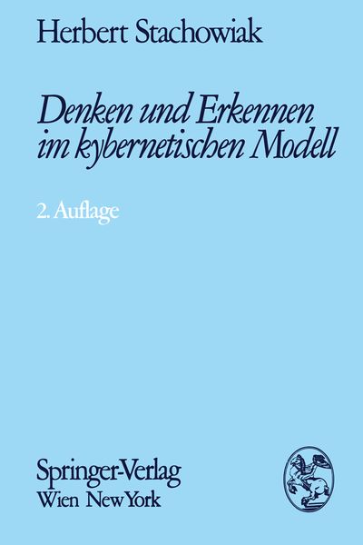 Produktbild: Denken und Erkennen im kybernetischen Modell