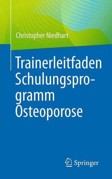 Produktbild: Trainerleitfaden Schulungsprogramm Osteoporose