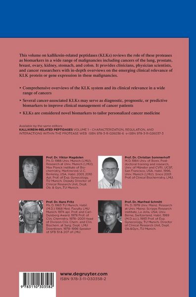 Produktbild: Novel cancer-related biomarkers