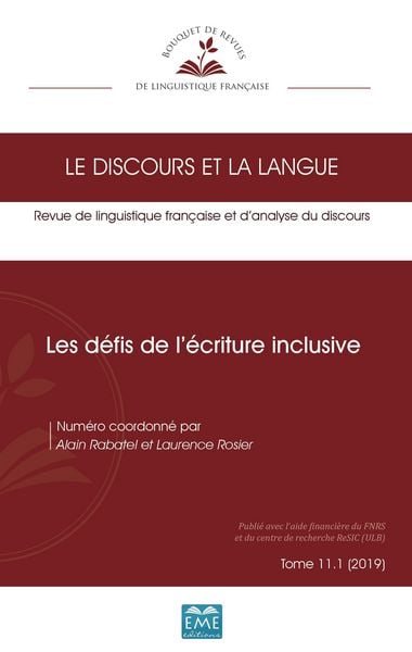 Produktbild: Les defis de l'ecriture inclusive