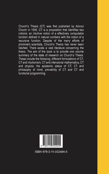 Produktbild: Church's Thesis After 70 Years
