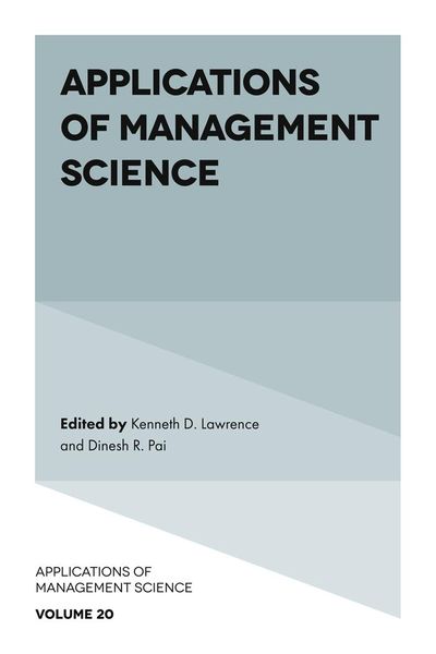 Produktbild: Applications of Management Science