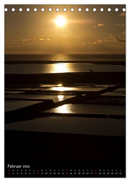 Produktbild: Lanzarote (Tischkalender 2026 DIN A5 hoch), CALVENDO Monatskalender