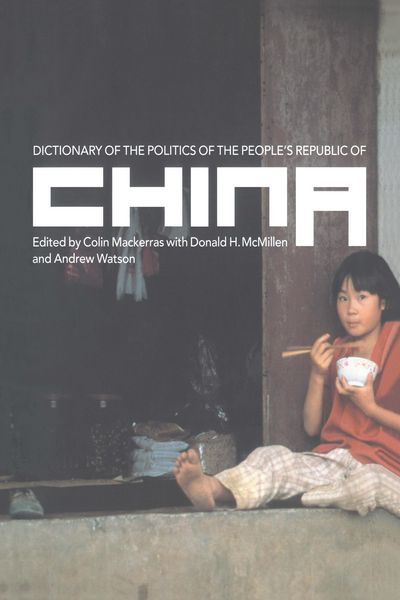 Produktbild: Dictionary of the Politics of the People's Republic of China