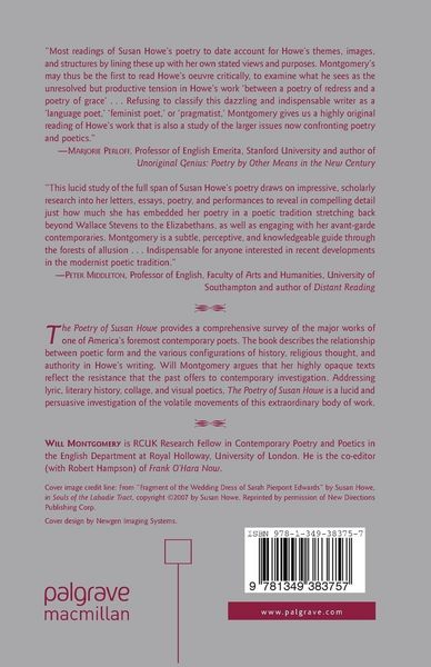 Produktbild: The Poetry of Susan Howe