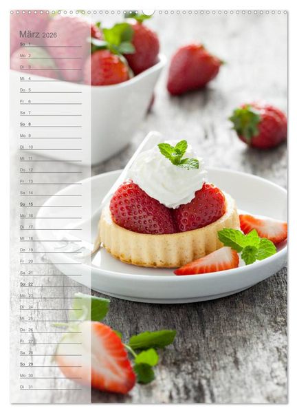 Produktbild: Geb&auml;ck und Kuchen K&uuml;chenplaner (hochwertiger Premium Wandkalender 2026 DIN A2 hoch), Kunstdruck in Hochglanz