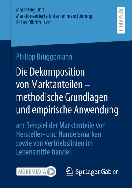 Produktbild: Die Dekomposition von Marktanteilen &ndash; methodische Grundlagen und empirische Anwendung