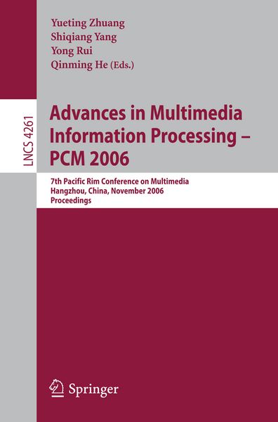 Produktbild: Advances in Multimedia Information Processing - PCM 2006