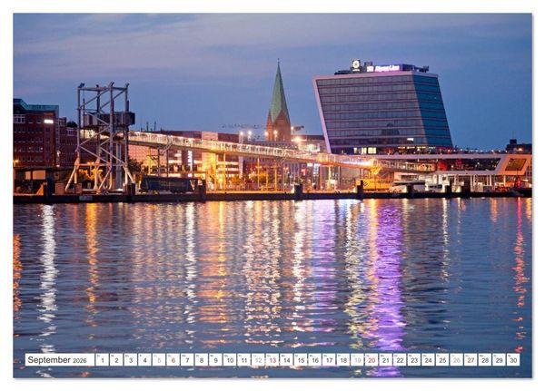 Produktbild: Schleswig Holstein - Landeshauptstadt Kiel (Tischkalender 2026 DIN A5 quer), CALVENDO Monatskalender