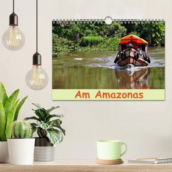 Produktbild: Am Amazonas (Wandkalender 2026 DIN A4 quer), CALVENDO Monatskalender