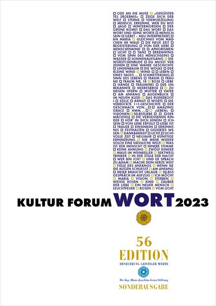 Produktbild: Kultur Forum Wort 2023 Sonderausgabe