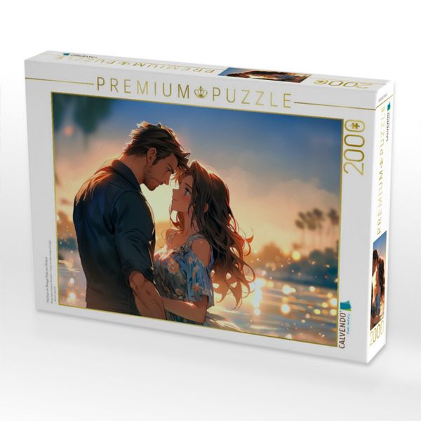 Produktbild: CALVENDO Puzzle P&auml;rchen im Manga Style am Strand | 2000 Teile Lege-Gr&ouml;&szlig;e 90x67cm Foto-Puzzle f&uuml;r gl&uuml;ckliche Stunden