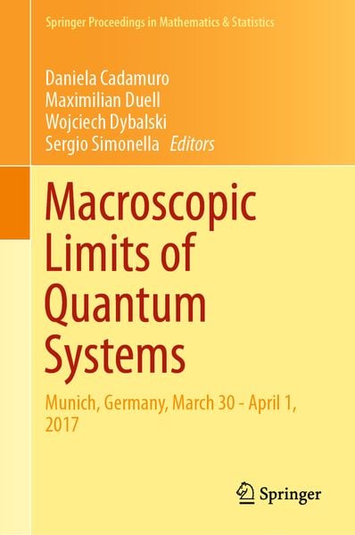 Produktbild: Macroscopic Limits of Quantum Systems
