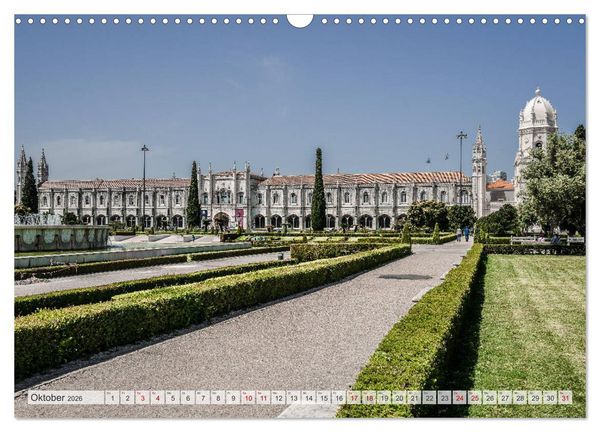 Produktbild: Lissabon Stadtansichten (Wandkalender 2026 DIN A3 quer), CALVENDO Monatskalender