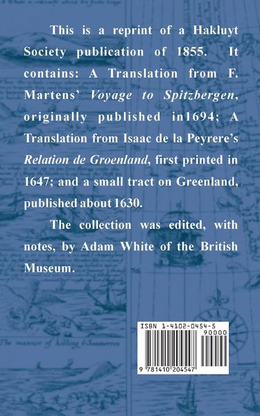 Produktbild: Collection of Documents On Spitzbergen and Greenland, A
