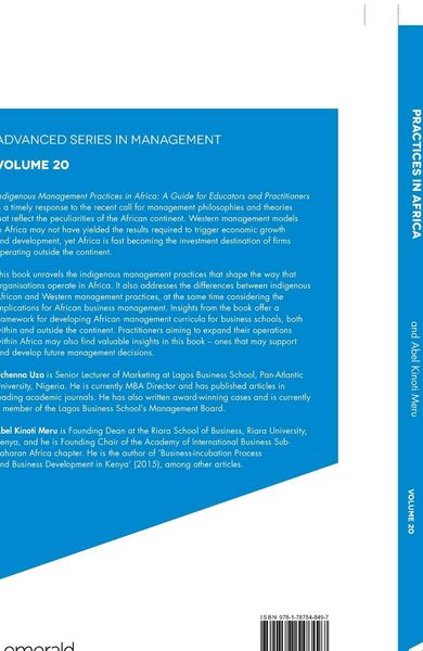 Produktbild: Indigenous Management Practices in Africa