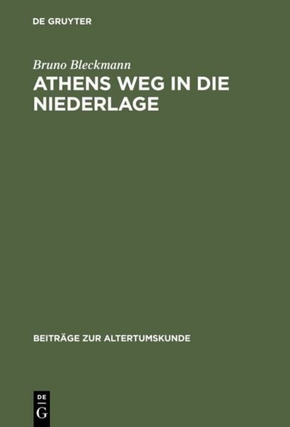 Produktbild: Athens Weg in die Niederlage