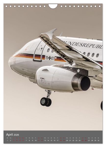 Produktbild: Flugzeuge aus aller Welt (Wandkalender 2026 DIN A4 hoch), CALVENDO Monatskalender