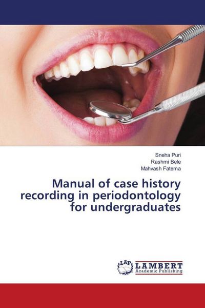 Produktbild: Manual of case history recording in periodontology for undergraduates
