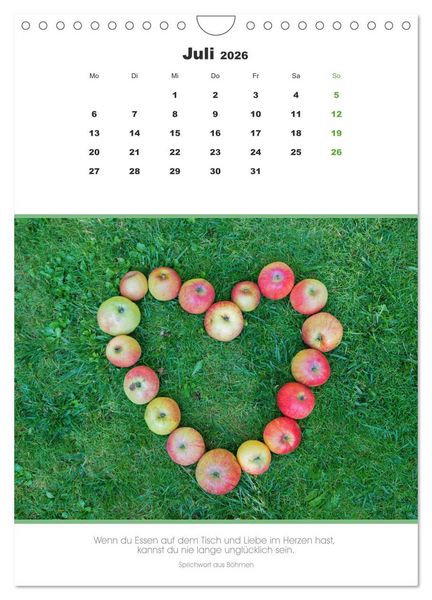 Produktbild: Attraktive Herzmotive 2026 (Wandkalender 2026 DIN A4 hoch), CALVENDO Monatskalender
